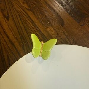 Nora Fleming RARE Green Butterfly